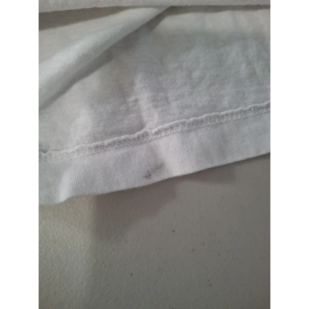 True Religion Men's Horseshoe Box Logo Large White Hoodie Tank Top